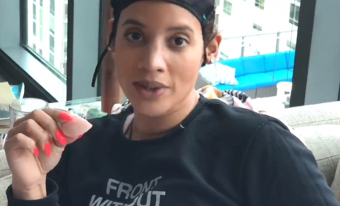 La Dominicana Dascha Polanco se pone creativa durante cuarentena