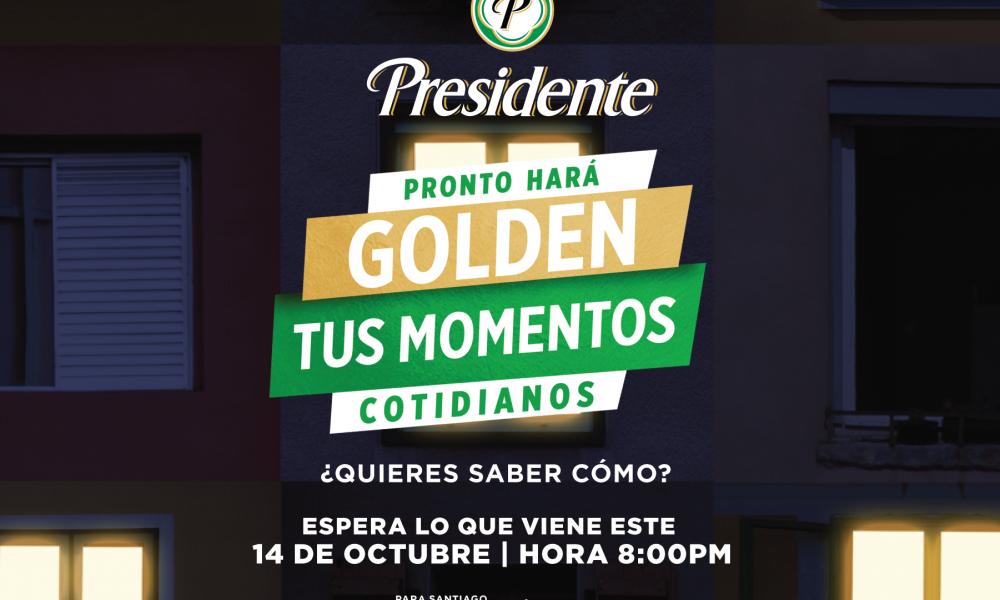 Cerveza Presidente promete convertir en “Golden” tus momentos cotidianos