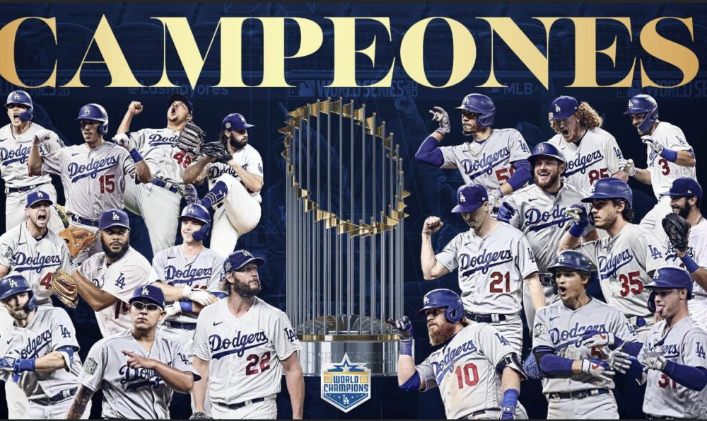 ¡Dodgers son campeones de la Serie Mundial!