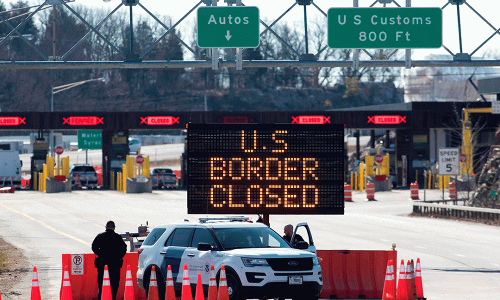 Trudeau dispuesto a mantener por largo tiempo cerradas fronteras de Canadá