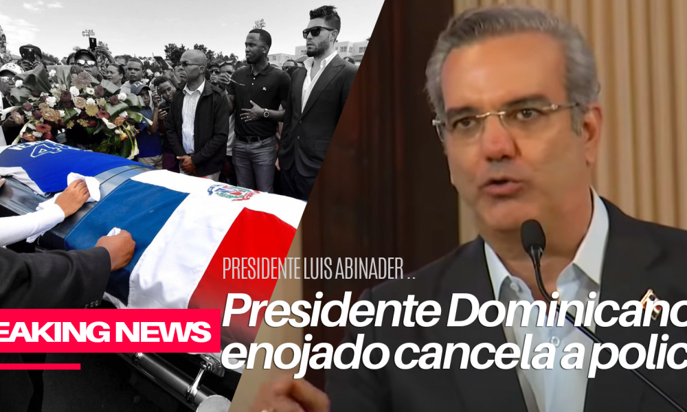 Abinader cancela 7 agentes policiales por muerte de dos pastores.