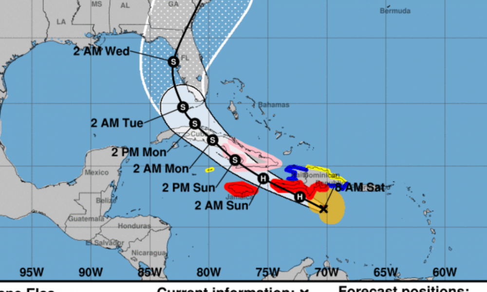 El huracán Elsa pierde fuerza en el caribe