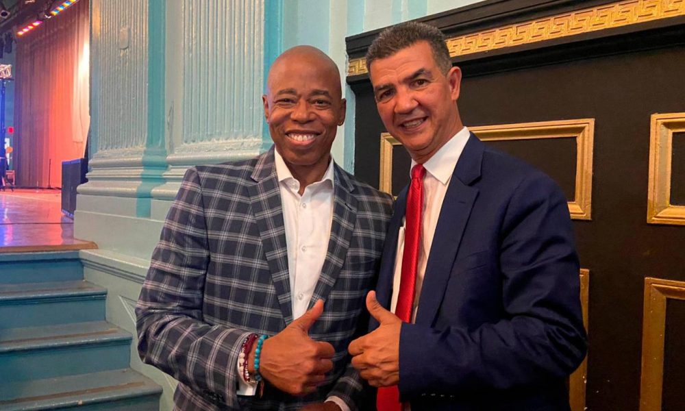 Alcalde electo de NY viajara este domingo a RD.