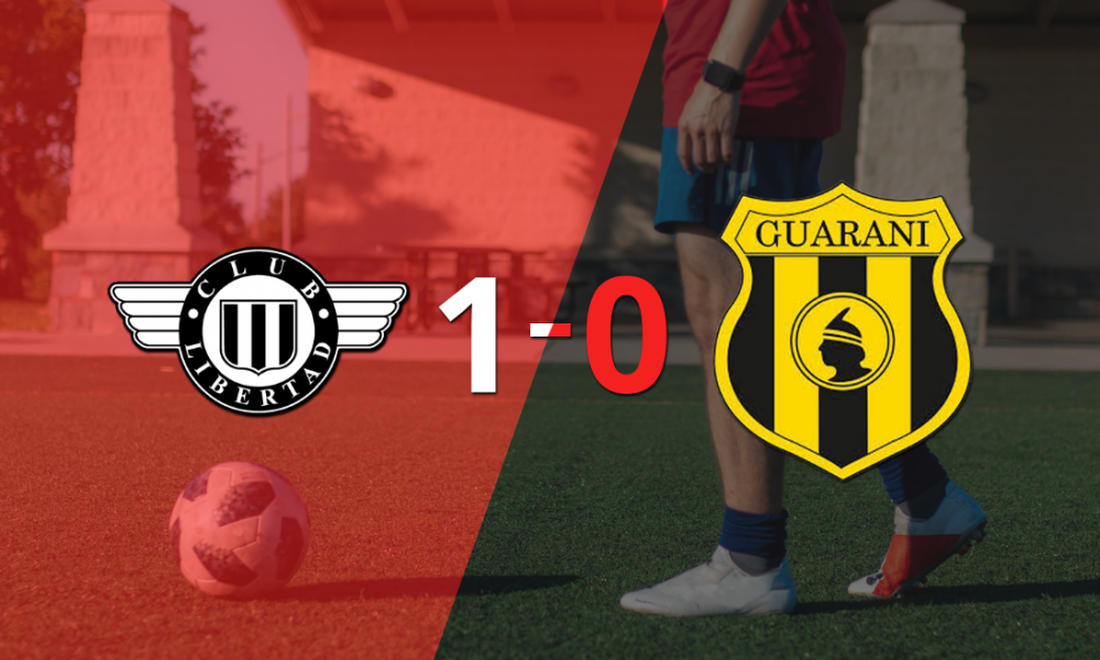 Con lo justo, Libertad venció a Guaraní 1 a 0 en el Tuyukuá