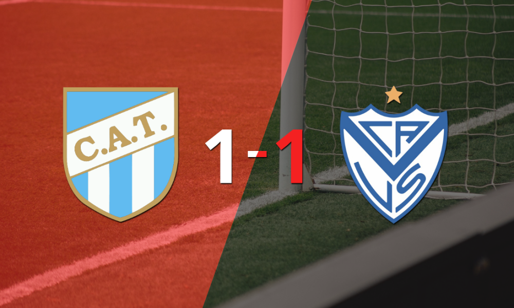 Atlético Tucumán y Vélez empataron 1 a 1