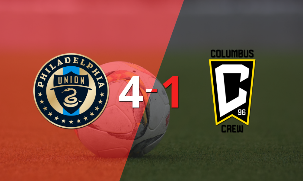 Columbus Crew SC cayó ante Philadelphia Union con dos goles de Daniel Gazdag