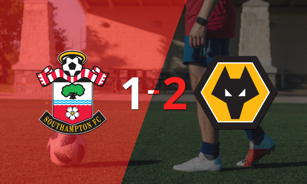 Victoria apretada de Wolverhampton por 2-1 sobre Southampton