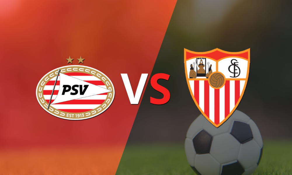 Con un empate en 0, empieza el segundo tiempo entre PSV y Sevilla