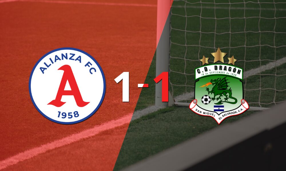 Alianza y CD Dragón empataron 1 a 1