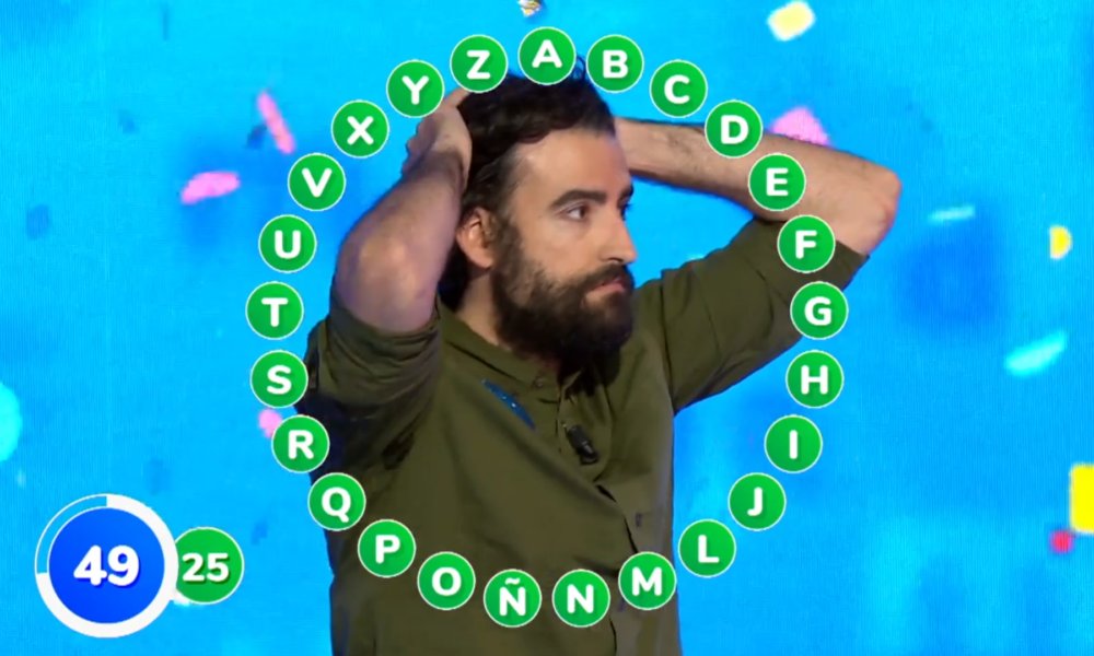 Un concursante de la TV española ganó más de dos millones de euros en “Pasapalabra”, el premio más alto en la historia