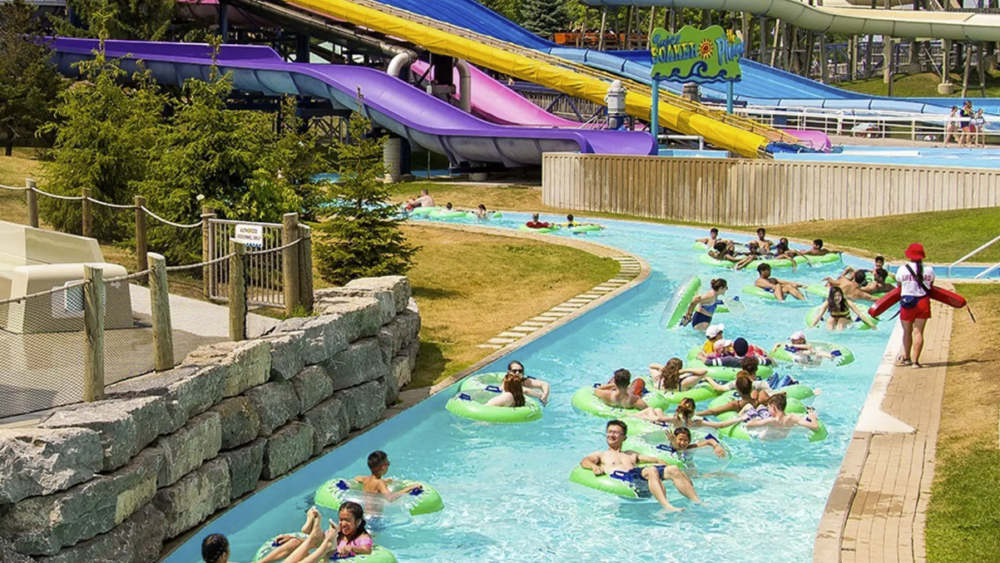 El parque de agua de Canada’s wonderland abre esta semana.