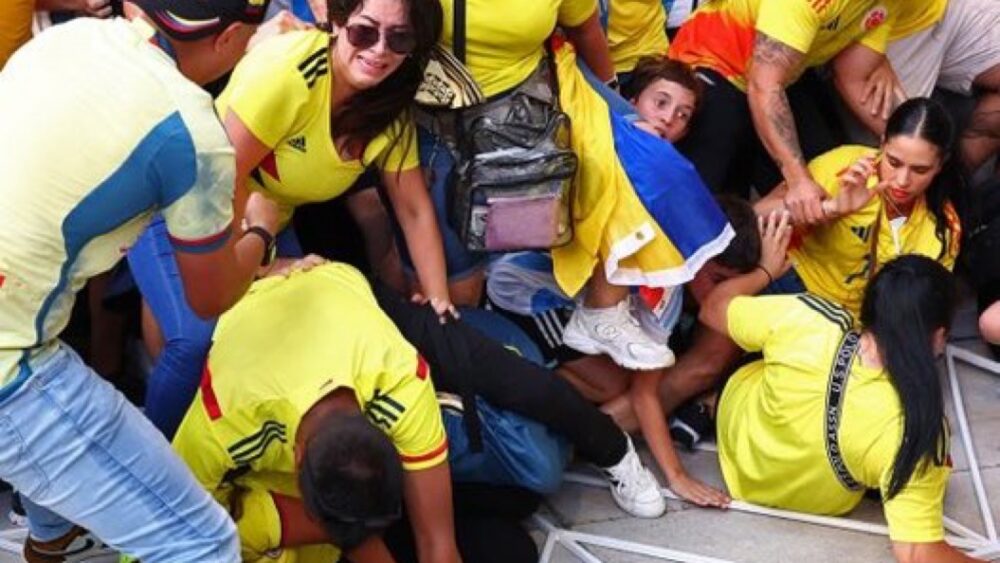 Problemas en el estadio: Copa América Argentina vs Colombia