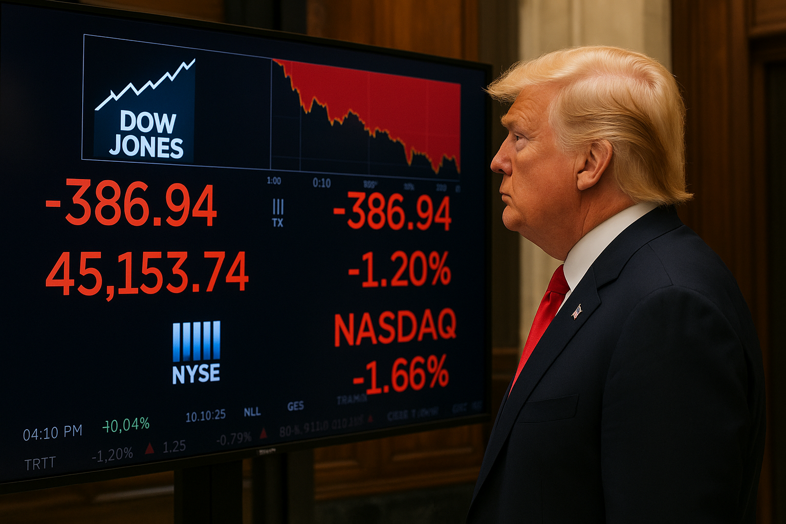 Donald trump preocupado por tarifas