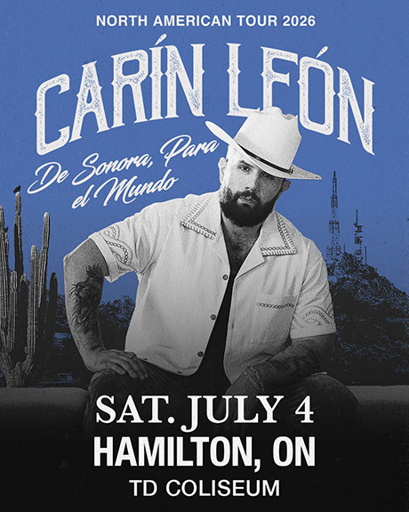 Carín León en Canadá: De Sonora para el Mundo, Tour 2026