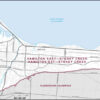 Mapa de la circunscripción Hamilton East–Stoney Creek