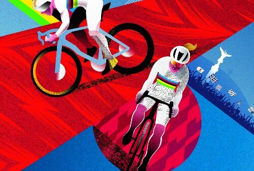 Afiche de los Campeonatos Mundiales de Ciclismo en Ruta UCI Montreal 2026