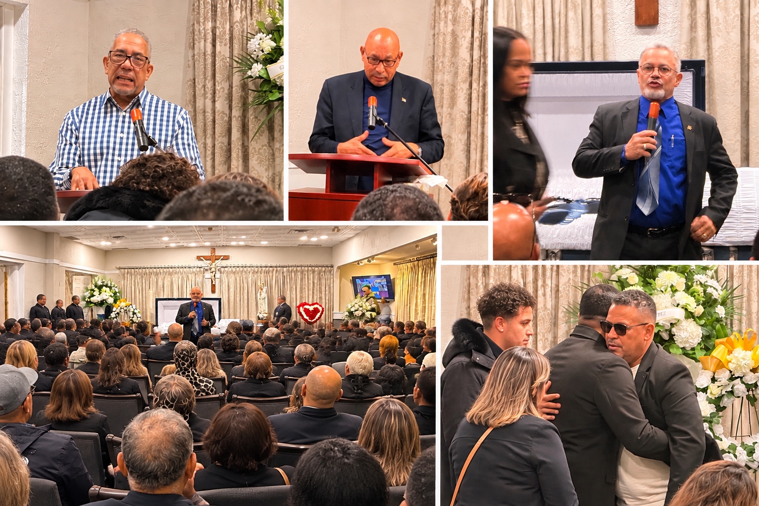 Collage del homenaje a Dioris Feliz en Toronto